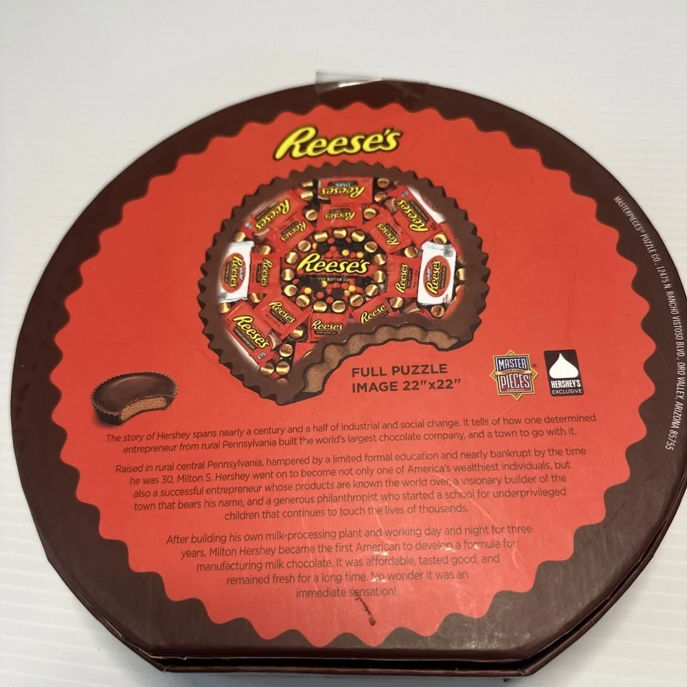 Masterpieces Inc-Shapes Reeces Puzzle  NEW Sealed 500pcs Candy Chocolate